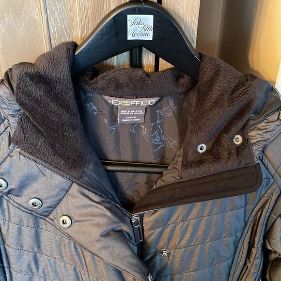 EXOFFICIO - Women’s Cosima Jacket Coat Small Petite (4-6) in grey black NWOT - Picture 11 of 15